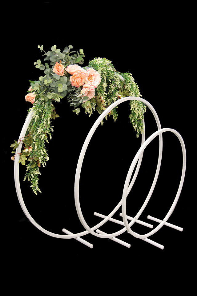 Standing Hoops - Set Of 3 - White