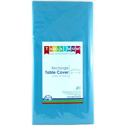TABLE COVER - RECTANGLE AZURE BLUE EACH