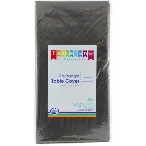 TABLE COVER - RECTANGLE BLACK EACH