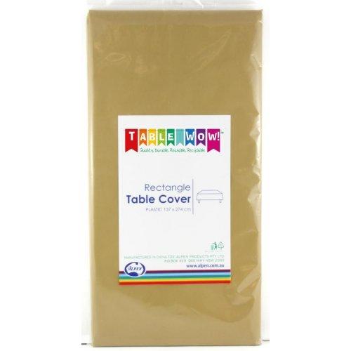 TABLE COVER - RECTANGLE GOLD EACH