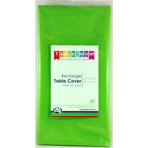 TABLE COVER - RECTANGLE LIME EACH