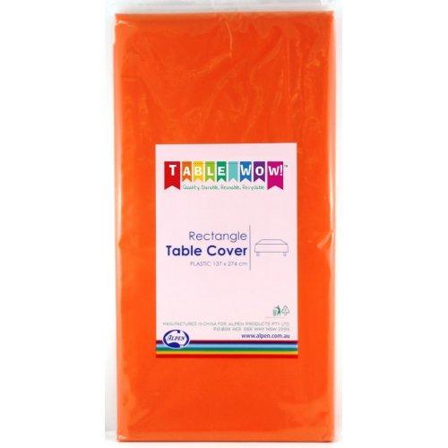 TABLE COVER - RECTANGLE ORANGE EACH