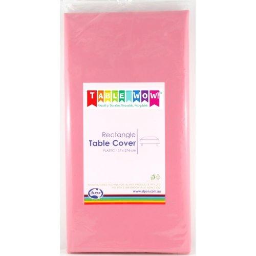 TABLE COVER - RECTANGLE PINK EACH