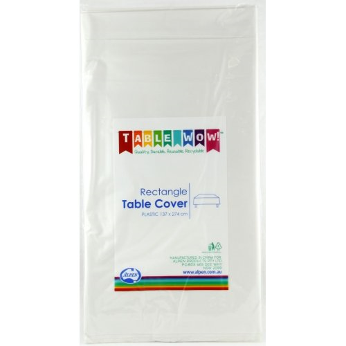 TABLE COVER - RECTANGLE WHITE EACH