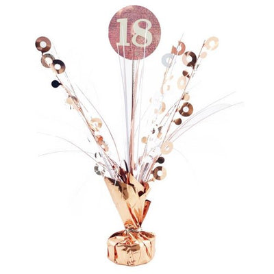 #18 Rose Gold & White Centrepiece Weight 165gm