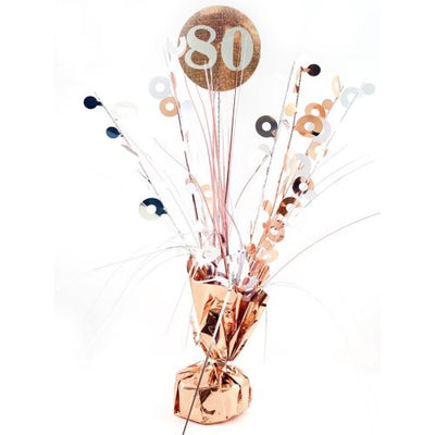 #80 Rose Gold & White Centrepiece Weight 165gm