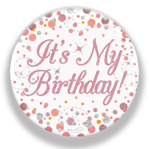 adge 75mm Sparkling Fizz Birthday Rose Gold